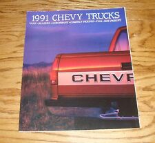 1991 Chevrolet Truck Full Line Foldout Sales Brochure 91 Chevy Pickup Blazer picture