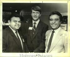 1974 Press Photo Al Aleman, Jr., Alan Schoolcraft and Frank Madla, Texas picture