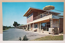 Bel-Air Motel Guntersville Alabama - Free Coffee - Vintage Chrome Motel Postcard picture