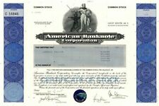 American Banknote Corporation - Stock Certificate - American Bank Note Company picture