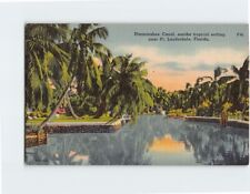 Postcard Himmarshee Canal Amidst Tropical Setting Florida USA picture