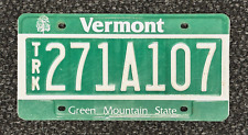 1985 VERMONT truck license plate - OUTSTANDING ORIGINAL antique vintage auto tag picture