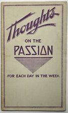 Thoughts on The Passion for Each Day of the Week Vintage Holy Devotional Booklet picture