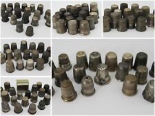 Vintage Sterling Silver Thimble Lot Of 119 Different Sizes Makers Design Amazing picture