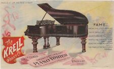 1890s Victorian Advertising Trade Card The Krell Piano Co. Cincinnati OH picture