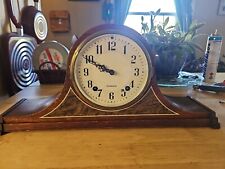 *WOW* PLYMOUTH 8 DAY TAMBOUR MANTLE CLOCK ModEL # 4605 SETH THOMAS  *SEE VIDEO* picture