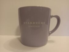 Starbucks White Logo Coffee Cup Mug 2004 Lavender Ceramic picture