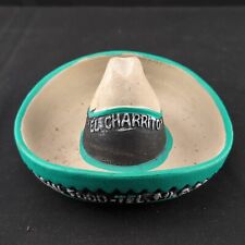 Vintage 1960s El Charrito Ventura CA Sombrero Ceramic Ash Tray Mexico Ashtray picture
