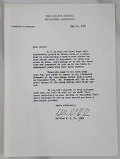 The Choate School Wallingford, CT 1967 Admissions Letter / William H.C. St. John picture