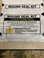 New Sealed H&H Penetrating Chest Injury Kit Bolin ABD Pad Wound Seal Kit picture
