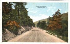 Vtg Postcard Lewistown PA Pennsylvania State Highway Dirt Road picture