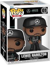 Funko Pop Racing F1 Lewis Hamilton AMG Mercedes Benz Team Figure w/ Protector picture