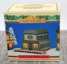 Enesco Pine Hollow Elisha Gains General Store Building in Box Christmas 1987 picture