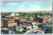 Tucson Arizona Postcard Panoramic View Exterior Building c1910 Vintage Antique picture