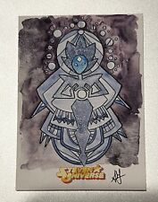 Steven Universe Cryptozoic Sketch Card- White Diamond Mural- Autumn Frederickson picture