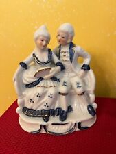 Porcelain Blue and White Romantic Couple on couch fei 2000 series picture