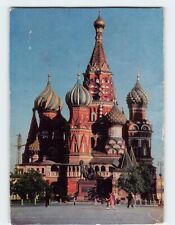 Postcard St. Basil's Cathedral, Moscow, Russia picture