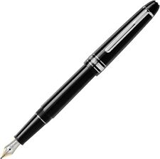 New Authentic Montblanc Meisterstuck Platinum  Fountain Pen F Black Friday Deal picture