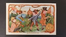 1911 Children Dancing Halloween Postcard from South Portland, ME to Alfred, ME picture