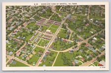 Postcard Birds-Eye View of Bristol, Virginia & Tennessee Vintage Linen picture