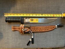Imacasa Machete with El Salvador Leather Sheath w/ belt loop - hand crafted picture