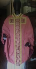 Rose Conical Chasuble (5 piece Vestment set) picture