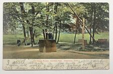 Old Oaken Bucket Hamilton Park 1907 Postcard Waterbury, CT Connecticut picture