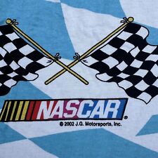 Vintage NASCAR Flat Sheet Franco Twin Size All over Print DuPont 24 Racing 90s picture