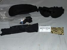 NEW IN BAG WILEY X SPEAR GOGGLES BLACK 2 LENS picture