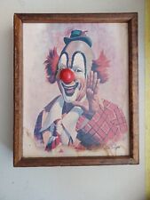 Vintage Arhtur Sarnoff Ringo the Clown Wind up Nose Music Box Wall Art Works picture