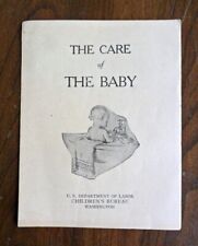 The Care of the Baby - Children's Bureau Dodger No. 9 Ephemera picture