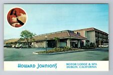 Dublin CA-California, Howard Johnson's Motor Lode, Advertise, Vintage Postcard picture