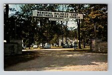 West Milton OH-Ohio Memorial Holiness Camp Classic Cars Vintage Postcard picture