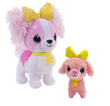 Wish Me Pets Bundle - Light Up LED Plush Stuffed Animals - Pink Cavalier Puppy a picture