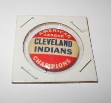 1954 Baseball Cleveland Indians World Series Souvenir Stadium Pin Button Pinback picture