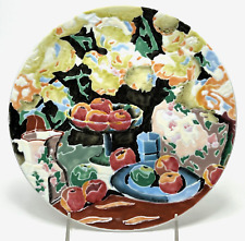 China Trader Inc. Vintage Decorative Plate -  Floral with Fruit - 10