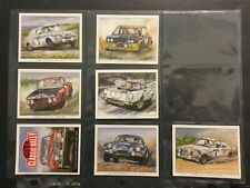2001 Golden Era Classic Rally Cars of the 1970's Set of 7 Cards Sku919N picture