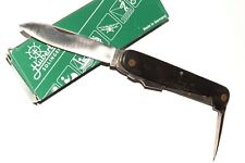 HUBERTUS PROFESSIONAL POCKET KNIFE w AWL, PUNCH & SCREWDRIVER/ CARBON STEEL C45 picture