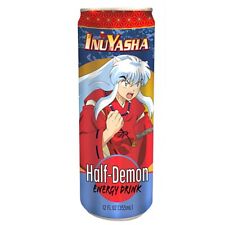 InuYasha Anime Half-Demon Energy Beverage 12 oz Illustrated Can NEW SEALED picture
