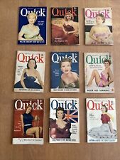 Vintage Quick Magazine Lot Of 9 - 1951 picture