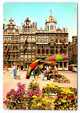Vintage Postcard Brussels, Belgium - 