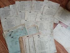 ANTIQUE 1914 - 1915 FORD MOTOR CO. PART ORDER INVOICES - LARGE LOT OF 53 picture