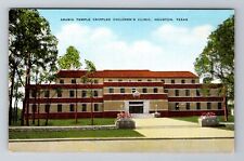 Houston TX-Texas, Arabia Temple Crippled Children's Clinic, Vintage Postcard picture
