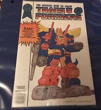 The Official How To Draw TRANSFORMERS #2, NM, Blackthorn Publishing, 1987 HASBRO picture
