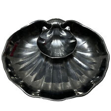 Shell Dish Set Chip and Dip RWP Wilton Armetale Pewter 12