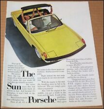 1971 Porsche Sports Car Print Ad Automobile Advertisement Page Vintage The Sun picture