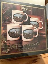 *NEW* Polo By Ralph Lauren - Limited Edition Gift Set Of 4 Polo Mugs (S2-D) picture