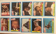 1985 Topps Rocky IV complete base 66 set card with 2 wrappers picture