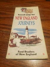 1954 Ford/New England travel map picture