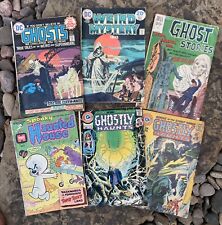 Vintage Ghosts & Ghost Stories Comic Book Lot. 6 Total. Rough Condition  picture